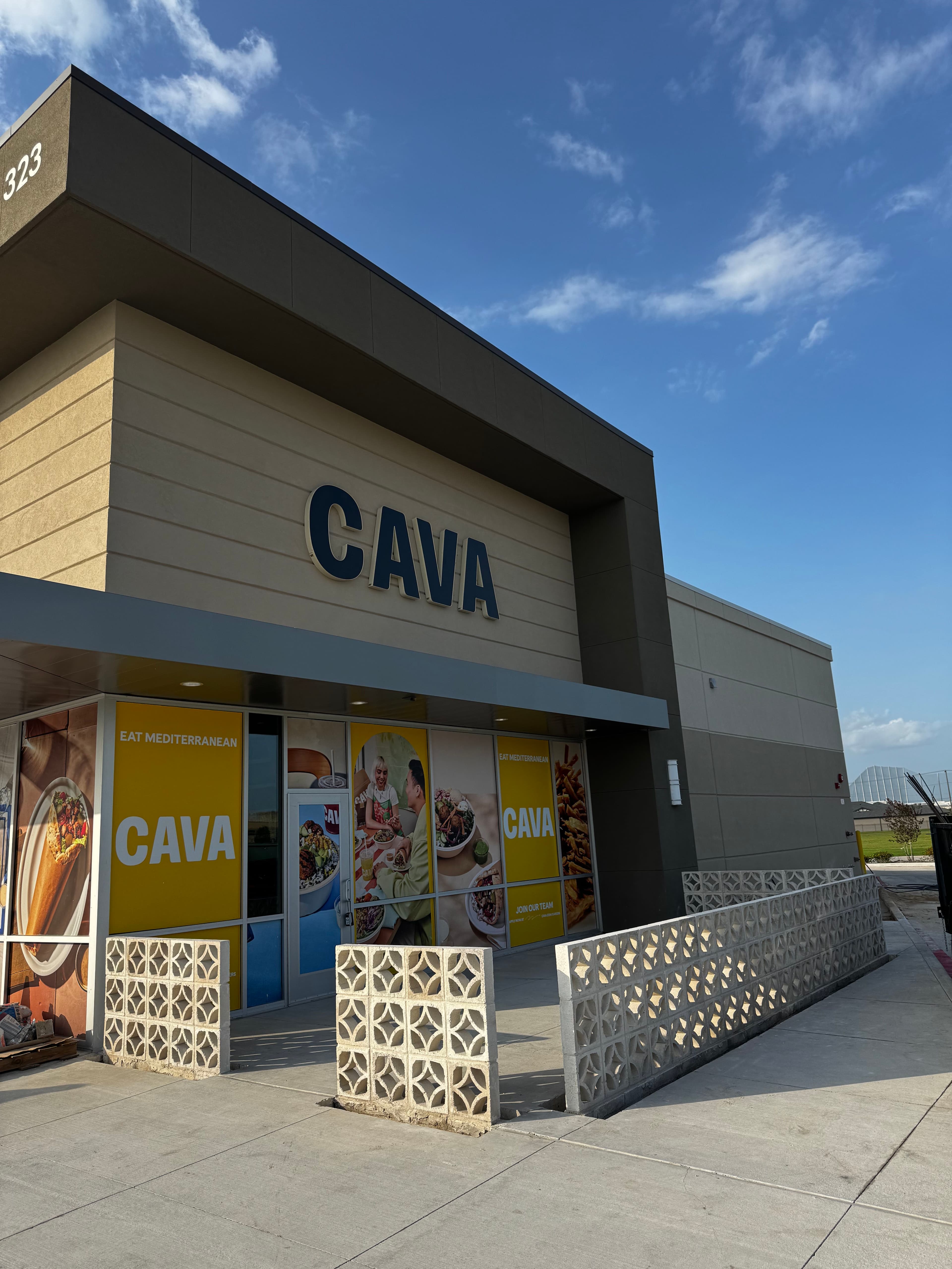 Project Breezeblock Patio Wall Built for CAVA in New Braunfels image