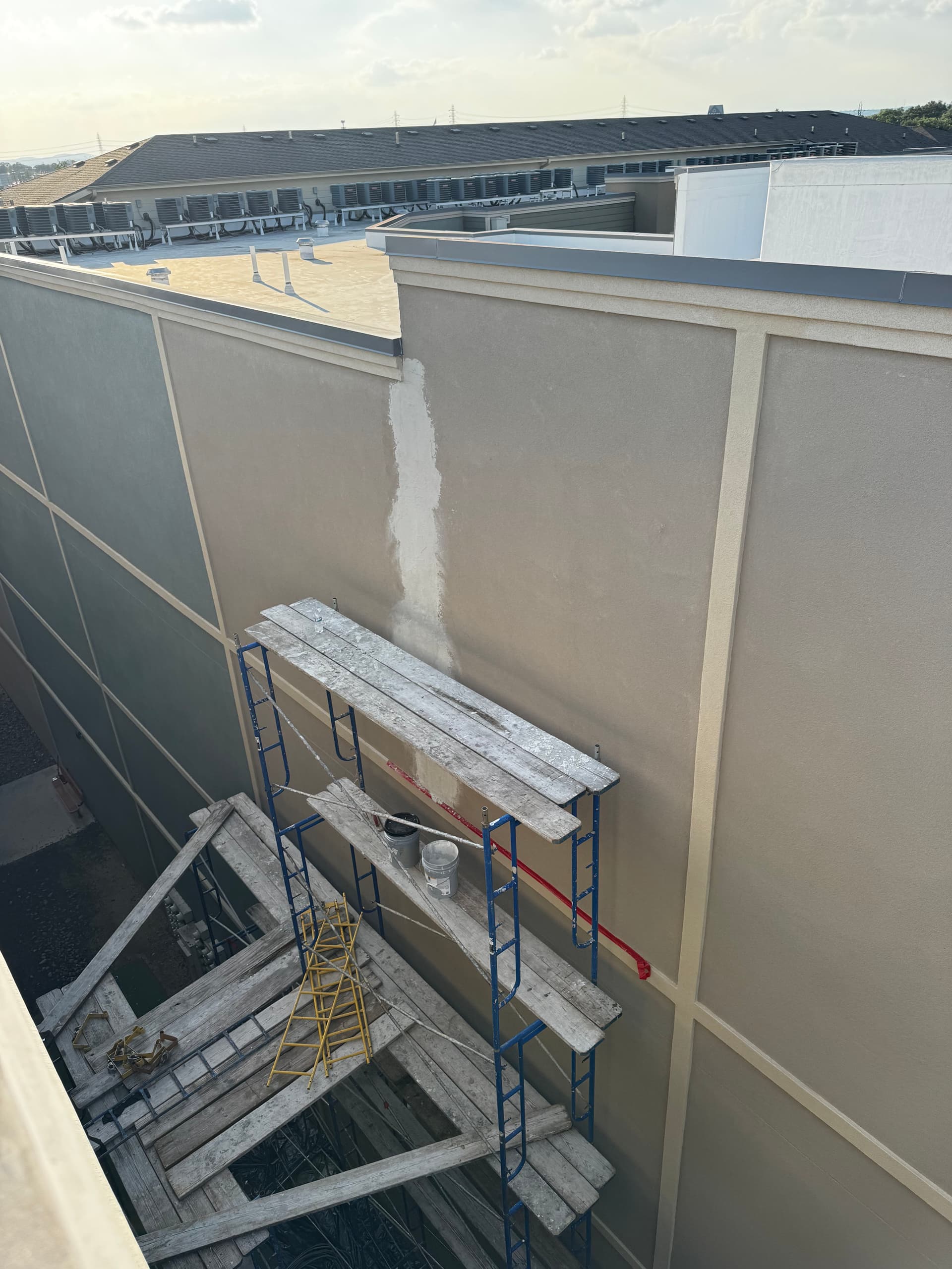 High-Rise Stucco Crack Repair at The Mark Apartments in San Antonio