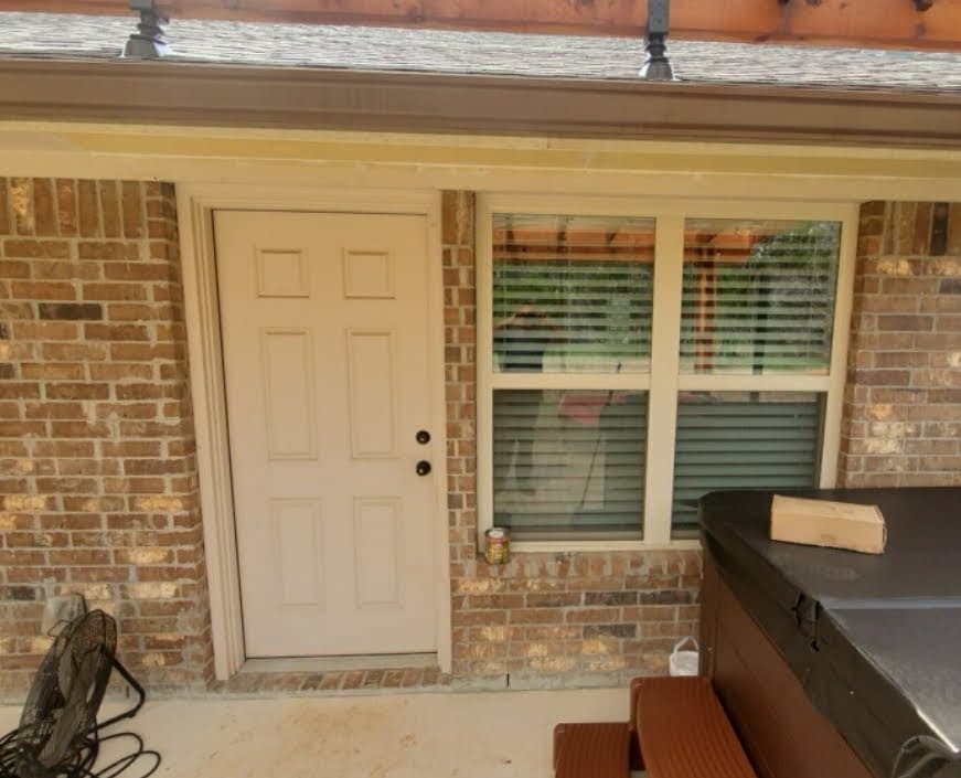 Pipe Creek Patio Door Makeover with Sliding Glass image