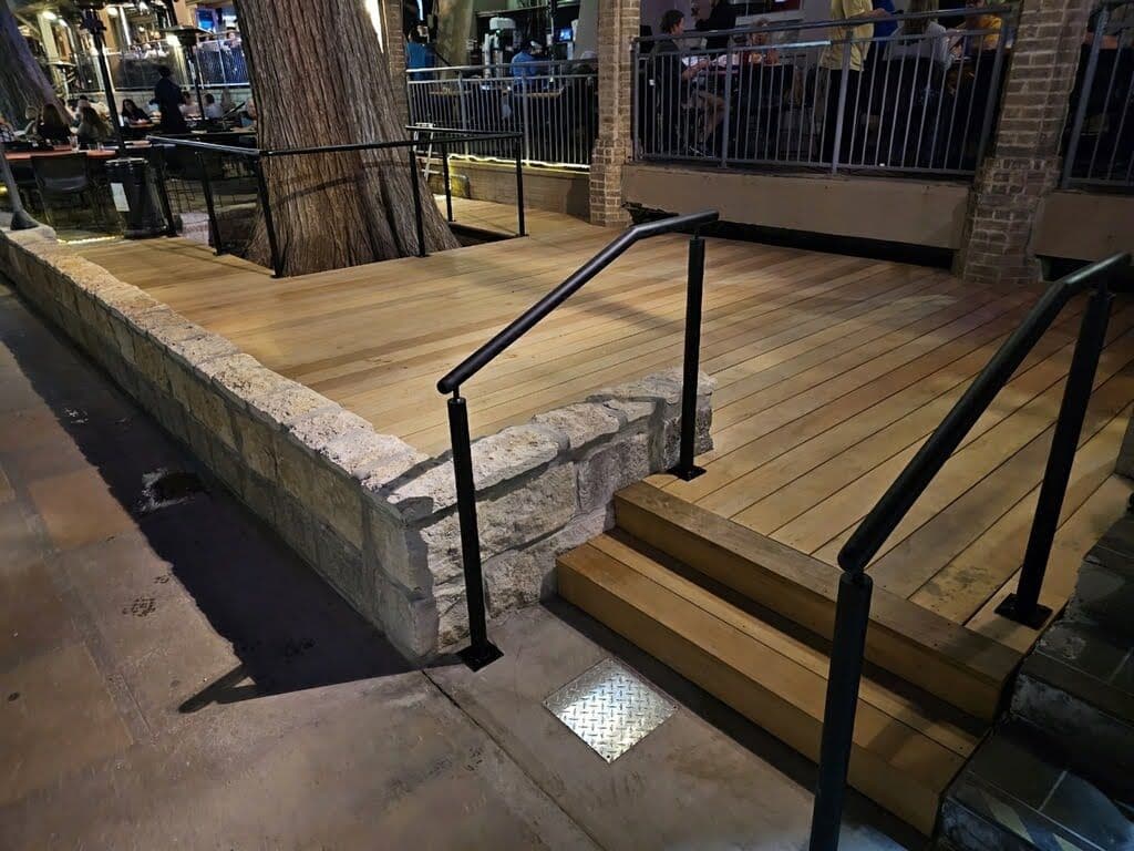 Elegant Brazilian Ipe Deck at Local River Walk image