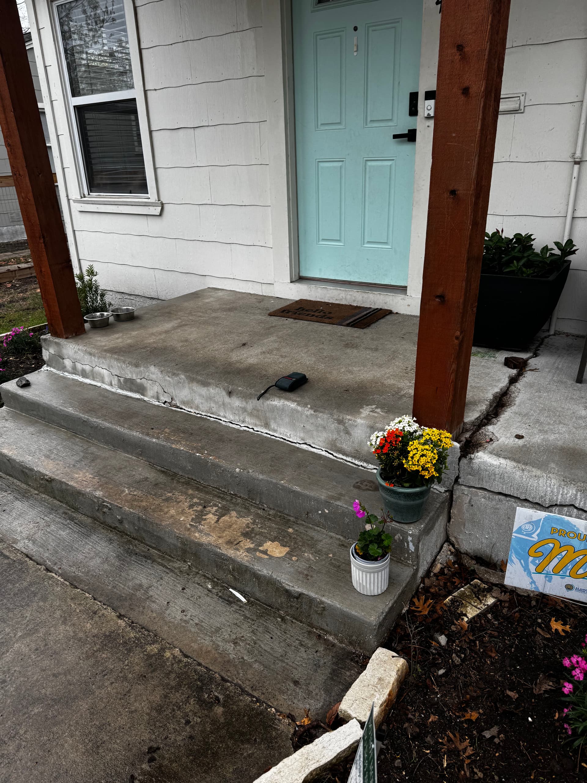 Gallery photos for Front Porch Makeover with Concrete Rehabilitation: Image #3