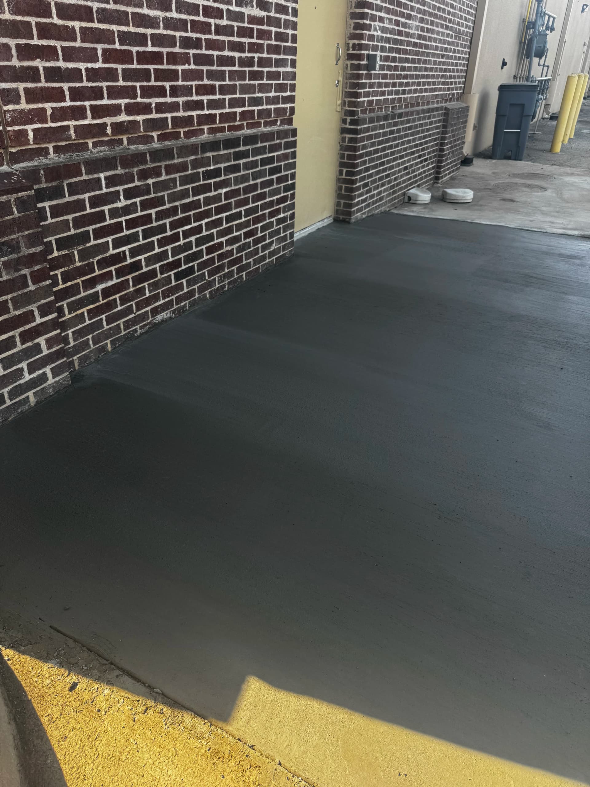 Gallery photos for Sloped Concrete Slab for Drainage at Piada Italian in San Antonio: Image #3